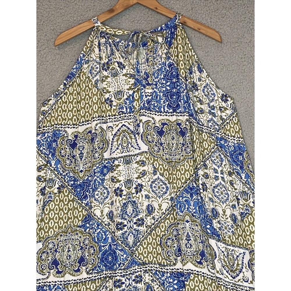 Lascana Boho Coastal Beach Oversized High Low Maxi Dress Women's Size 6 - Picture 16 of 16